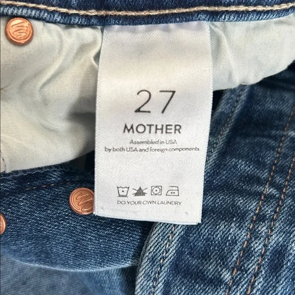 MOTHER The Stunner Ankle Fray in So Long Women's Size 27 - Picture 6 of 12